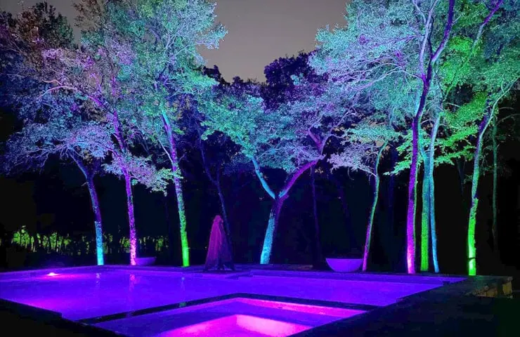 landscape lighting for trees in Metairie, LA