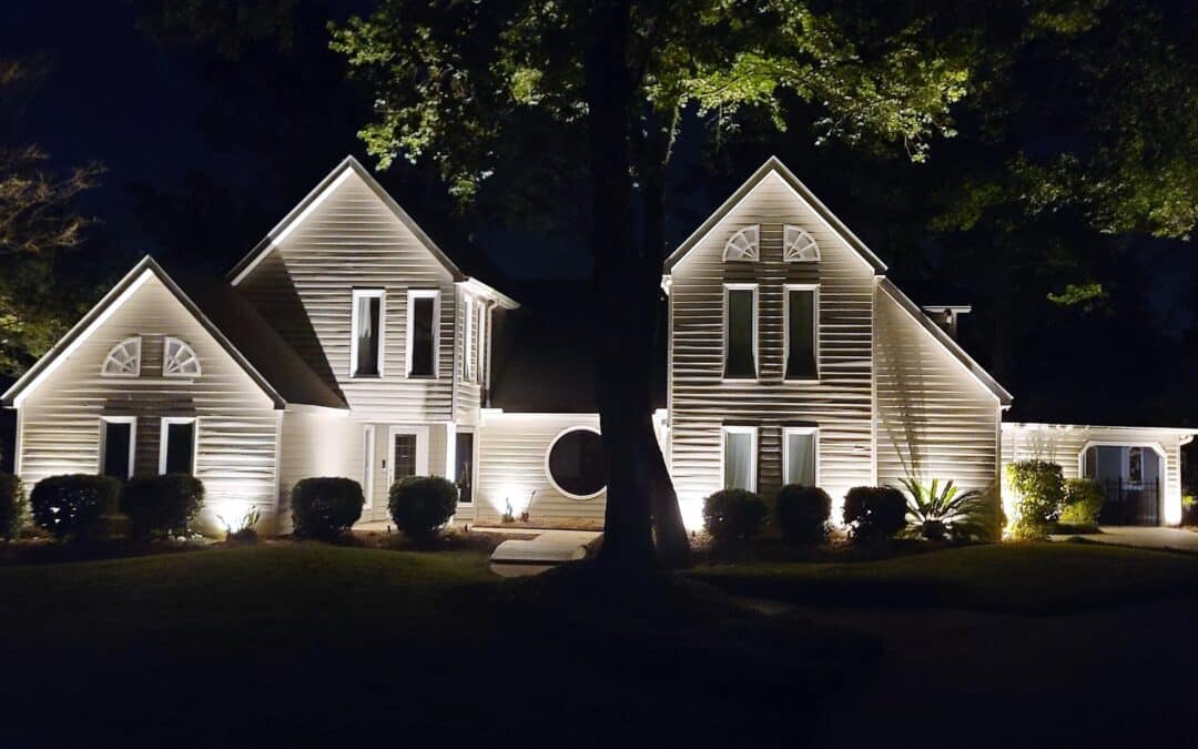 landscape lighting for a house